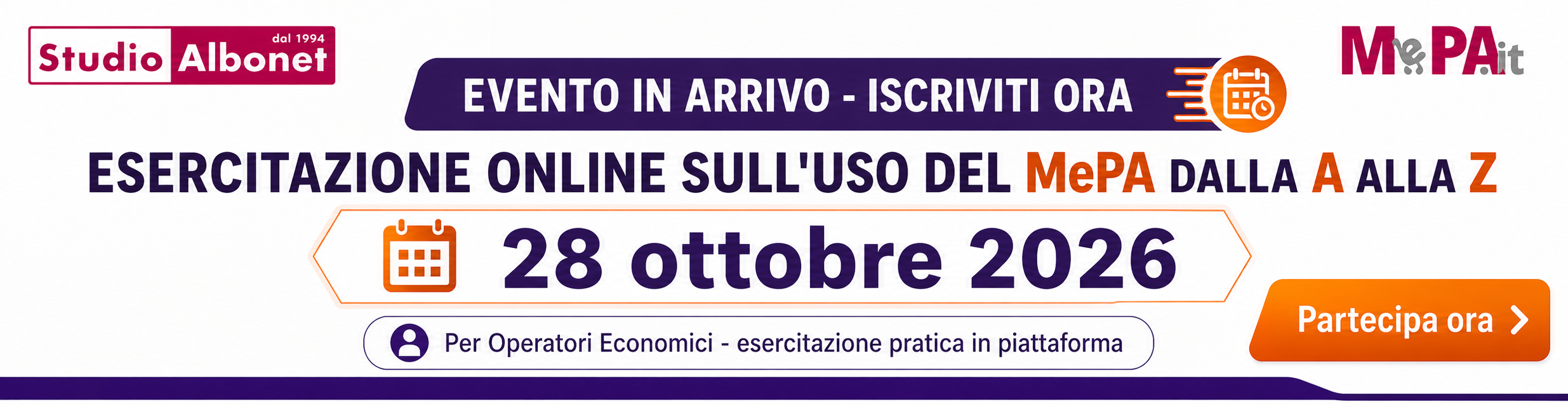 Corso MEPA OE del 28-10-2026